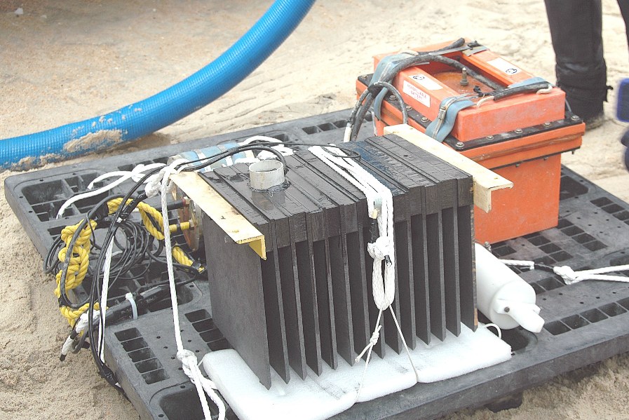 Figure 13, The Benthic Unattended Generator (BUG) deployed by the Naval Research Laboratory.